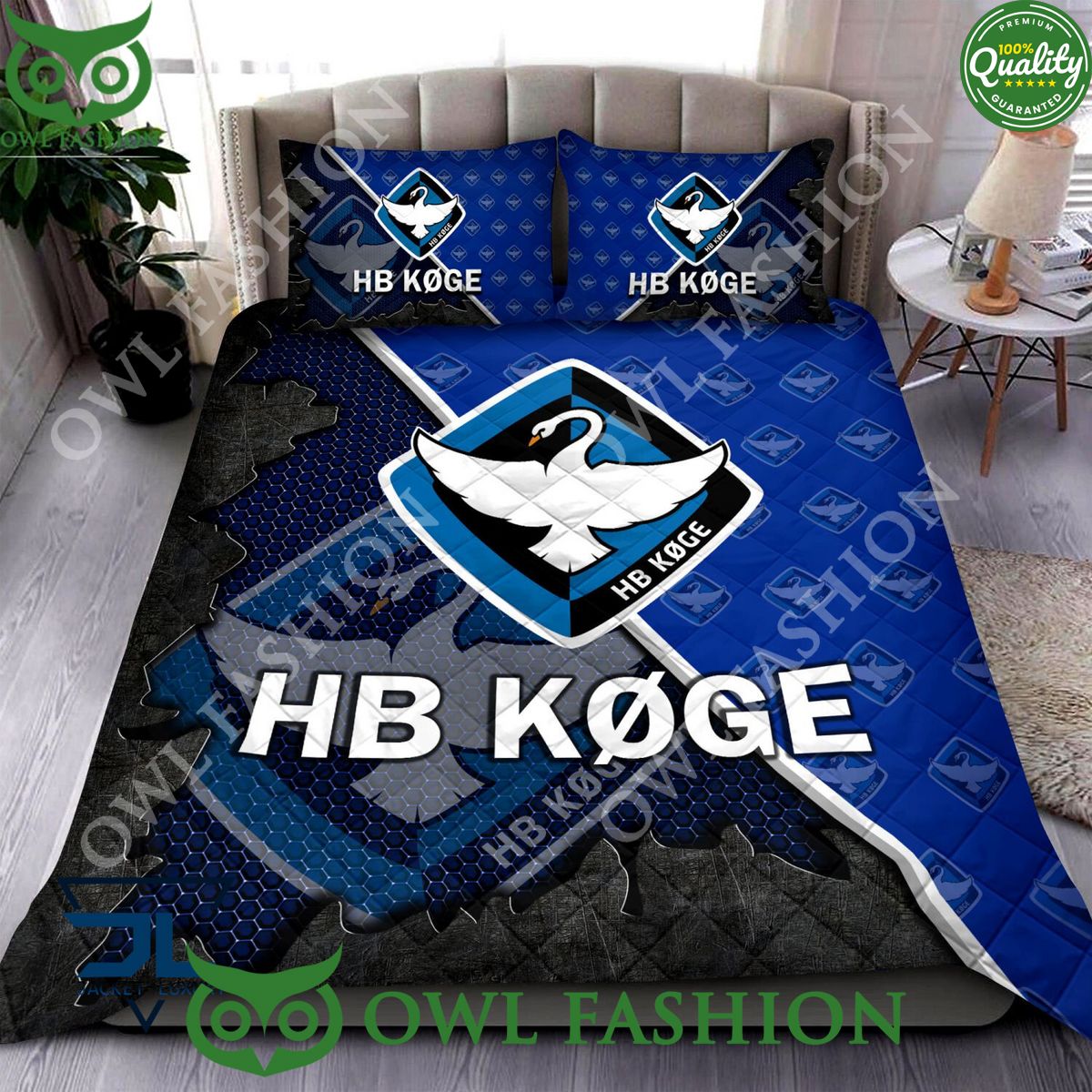 HB Koge Superliga Quilt Broken Bedding Set