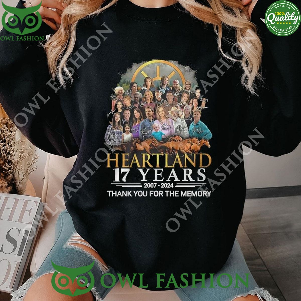 Heartland 17 Years 2007-2024 Memories Limited Hoodie Shirt