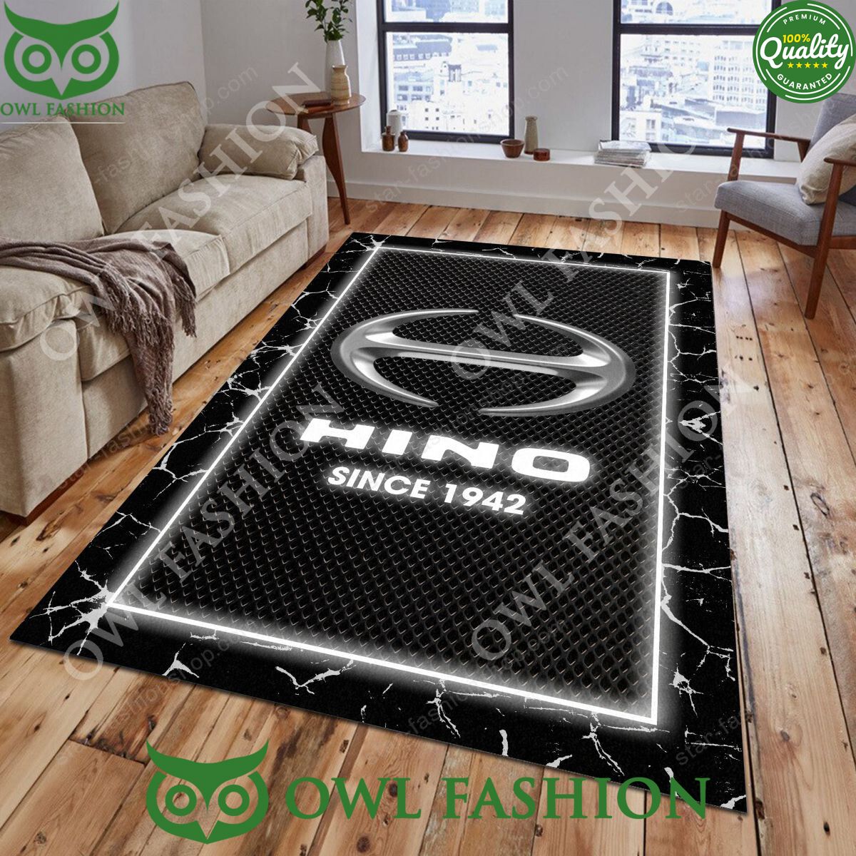 Hino Japanese commercial vehicles diesel engines Rug Carpet Decor Living Room