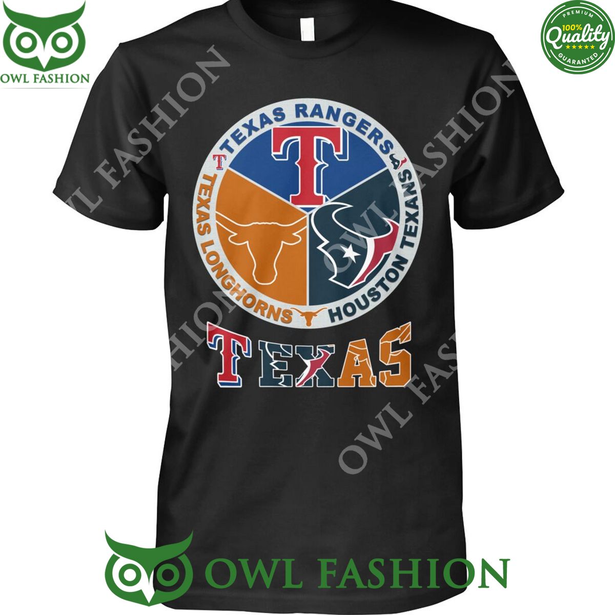Houses of Texas football Houston Longhorns Rangers t shirt