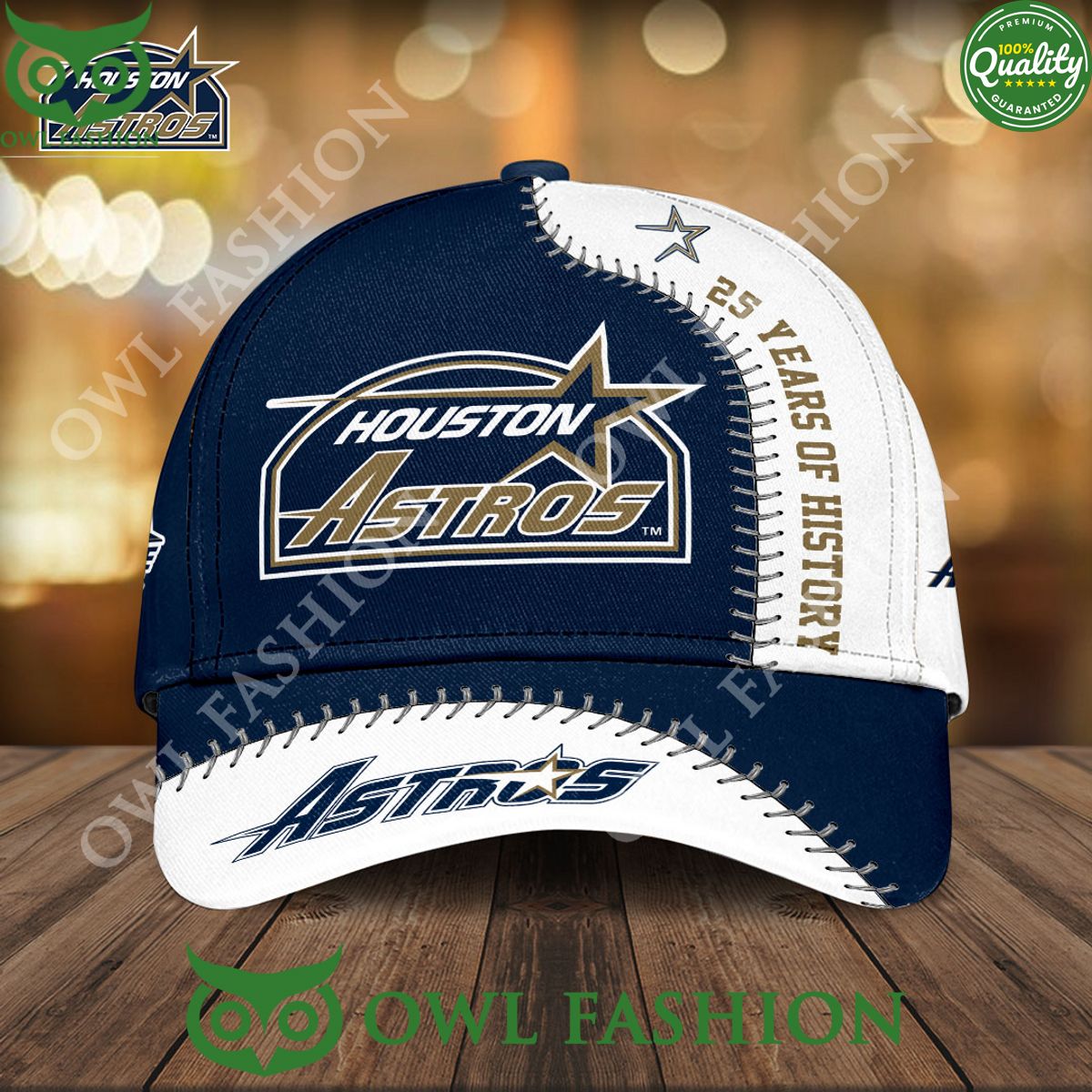 Houston Astros 25 Years Of History Classic Cap