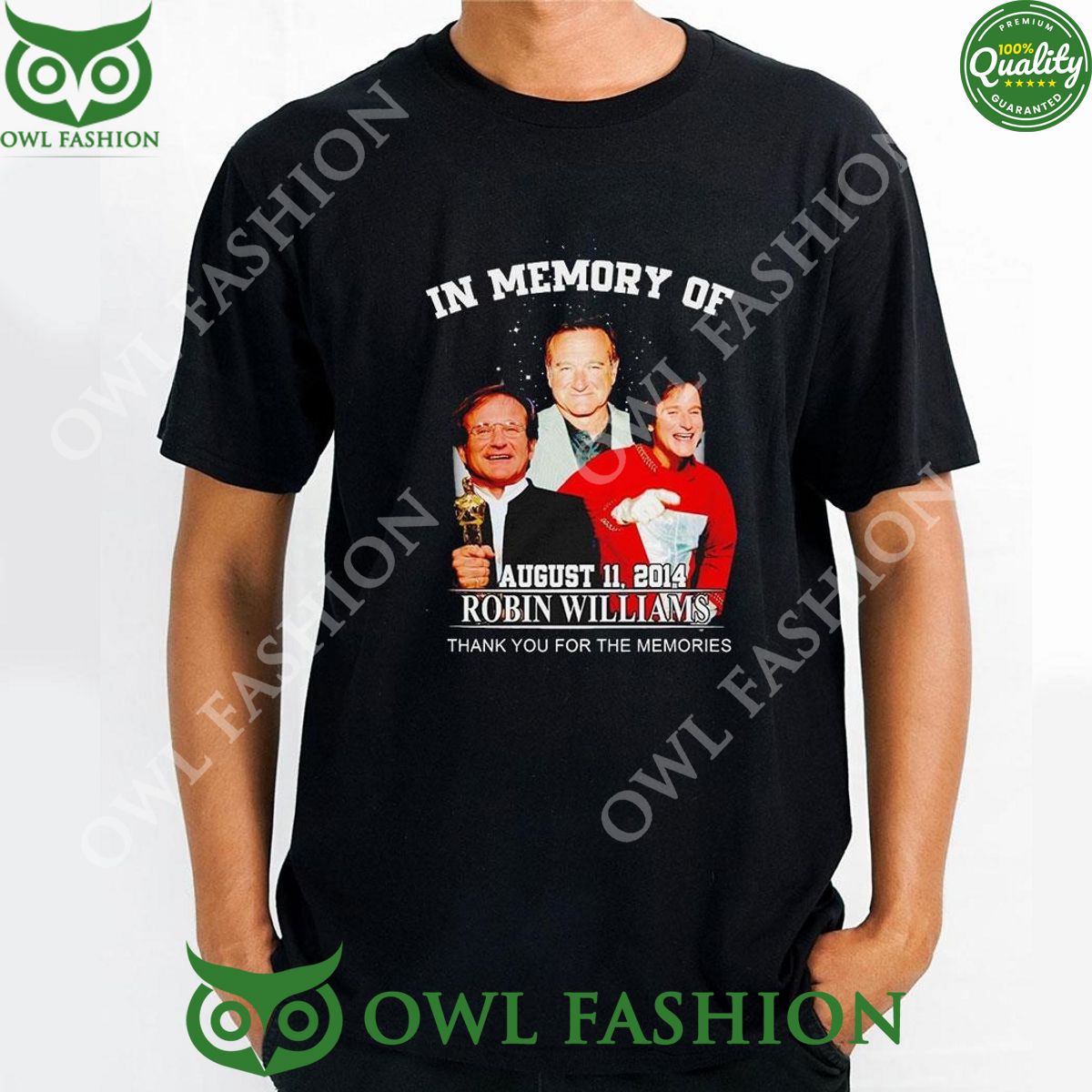 In The Memory Of Robin Agust 11 2024 Robin Williams Thank You t Shirt