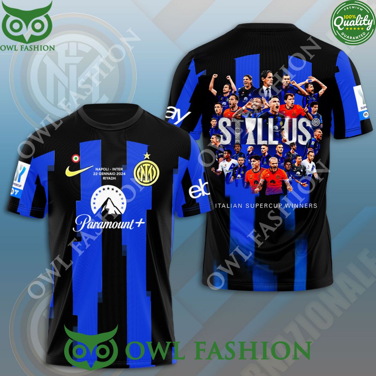 Inter Milan FC Still Us Paramount 3D Apparels