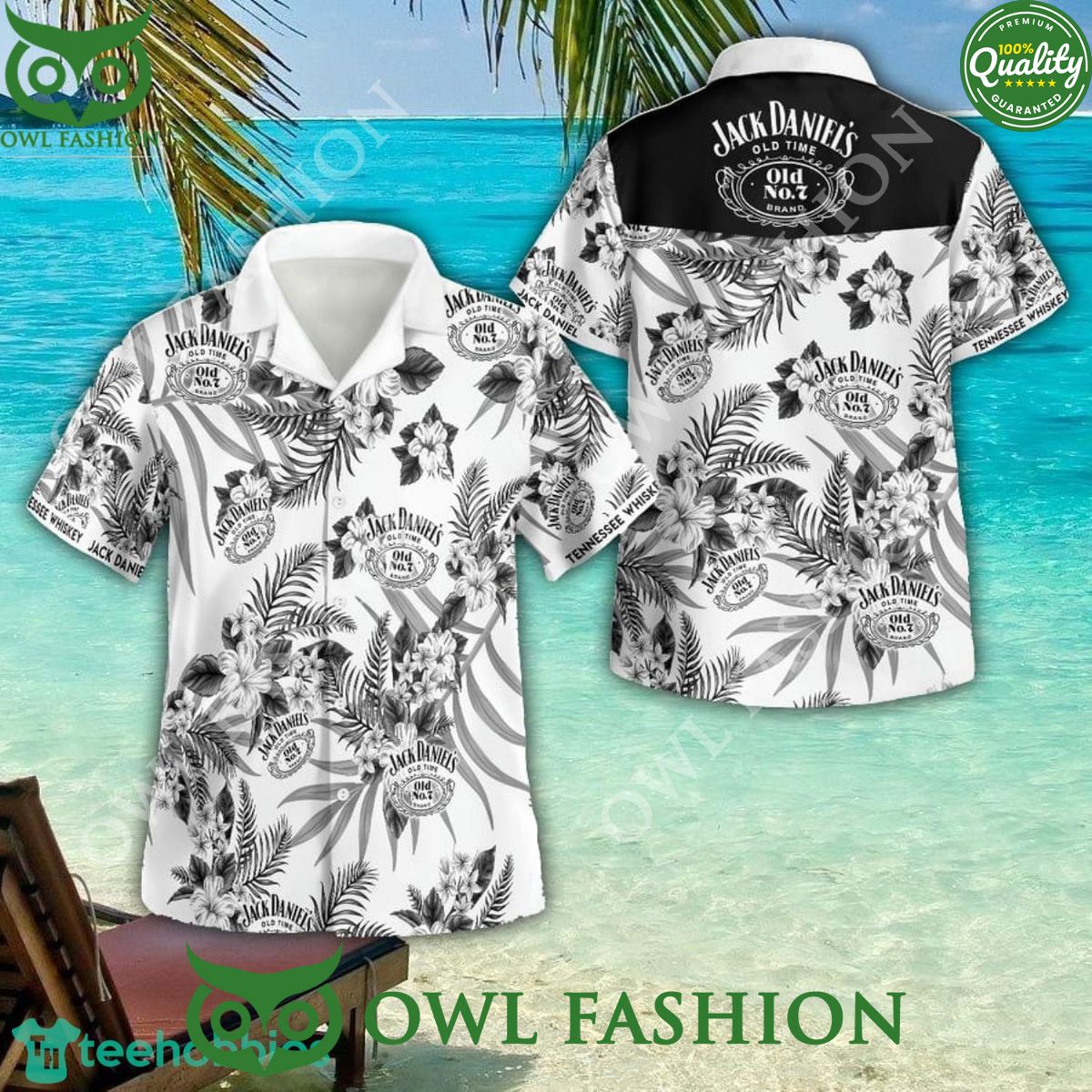 Jack Daniel Is Summer 3D Aloha Summer Beach Hawaiian Shirt