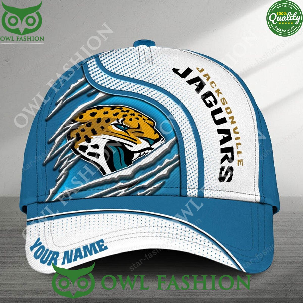 Jacksonville Jaguars NFL Champion Custom Printed Cap