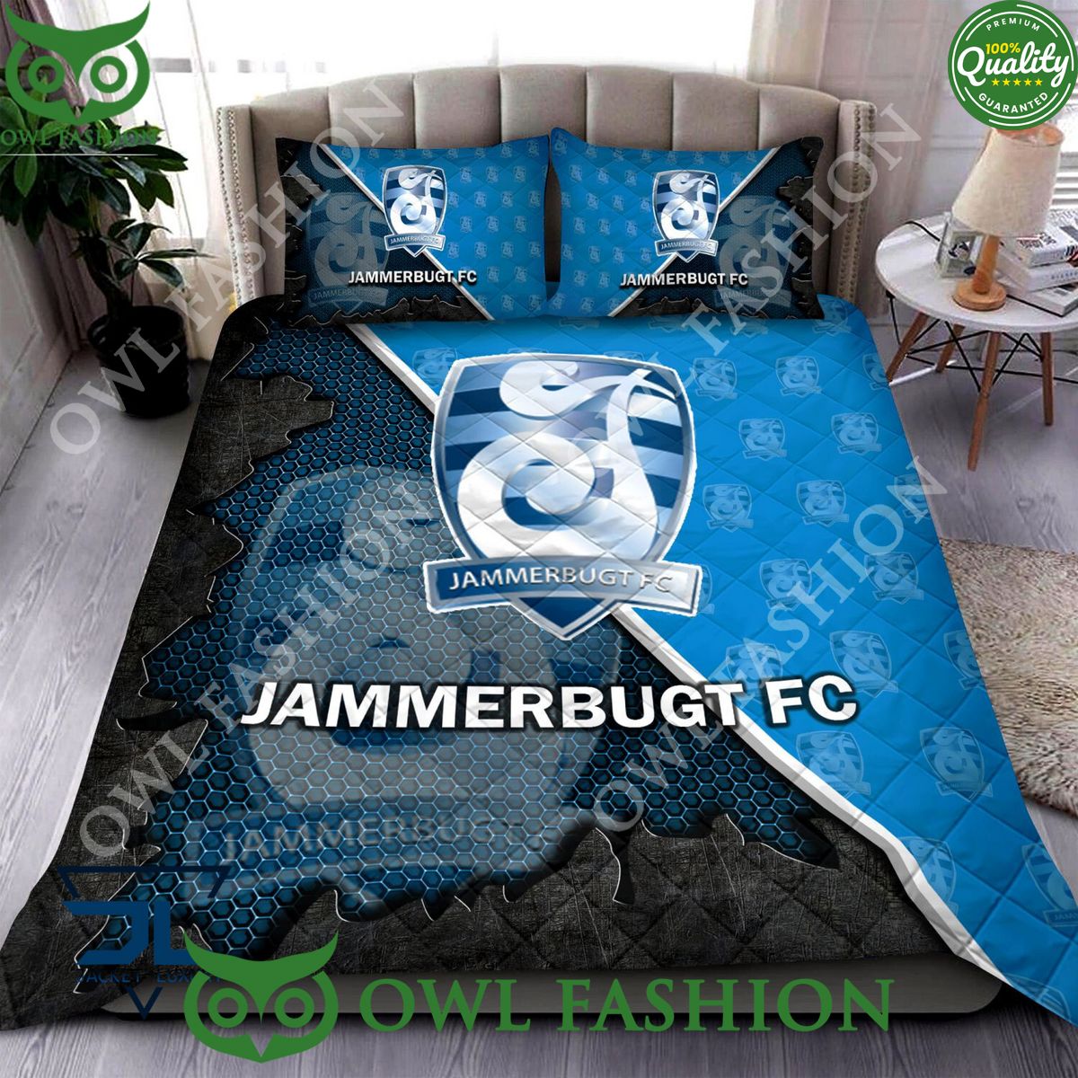 Jammerbugt FC Superliga Quilt Broken Bedding Set