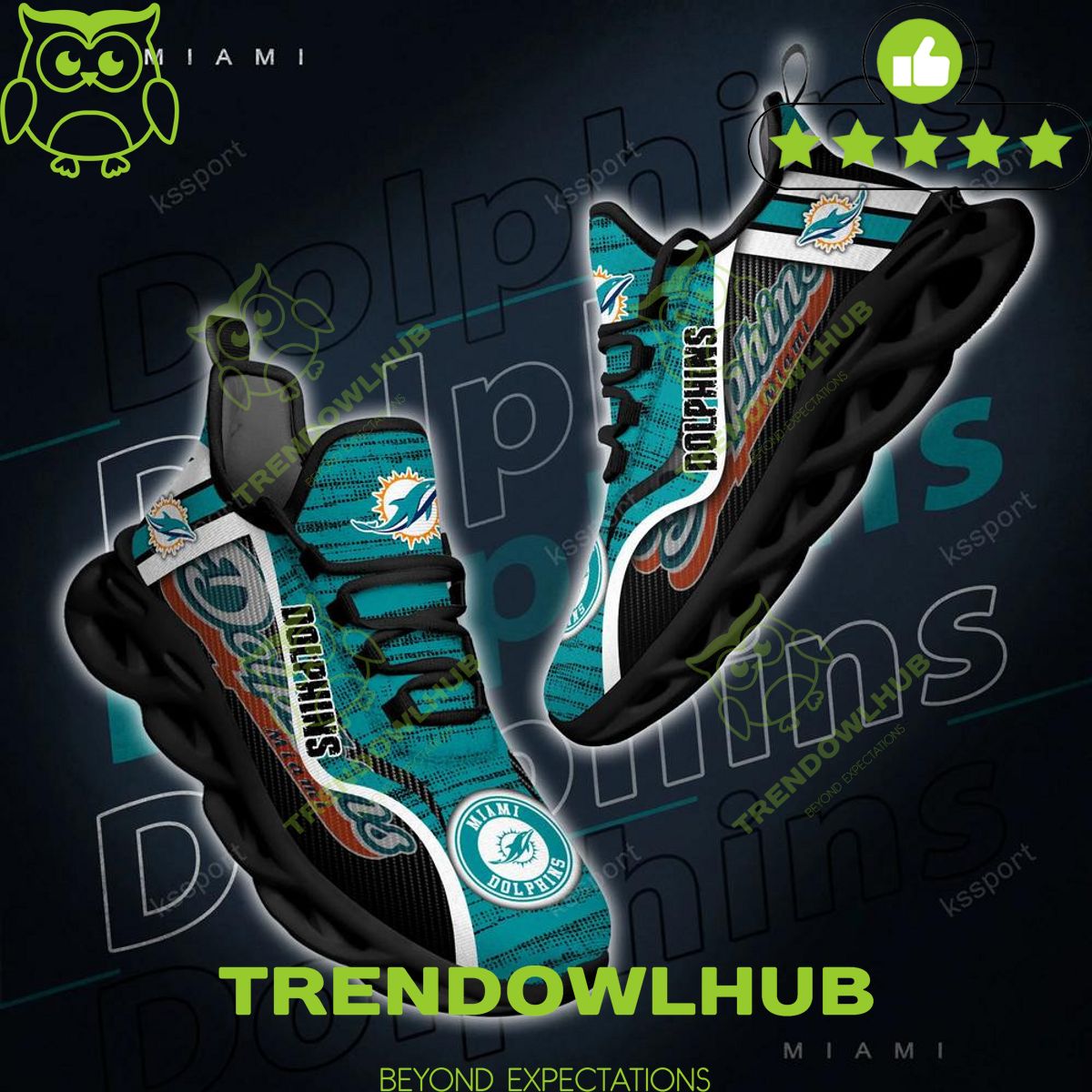 Jaylen Waddle Miami Dolphins max soul shoes