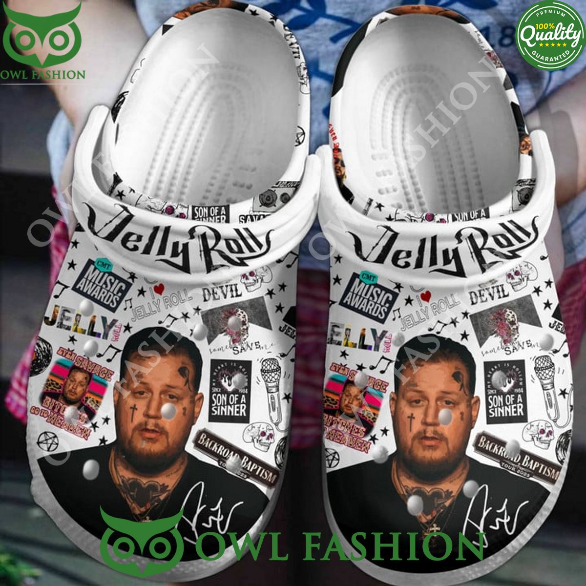 Jelly Roll Collection Son of a sinner Music Awards Crocs