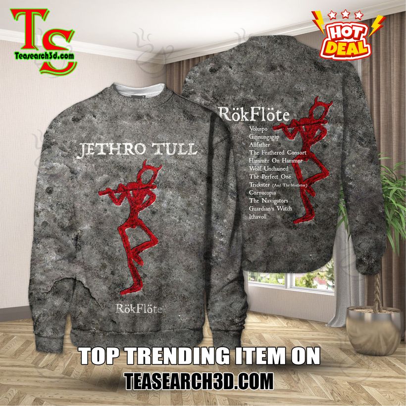 Jethro Tull RökFlöte Album Cover Hoodie, T-Shirt, Sweatshirt And Tanktop