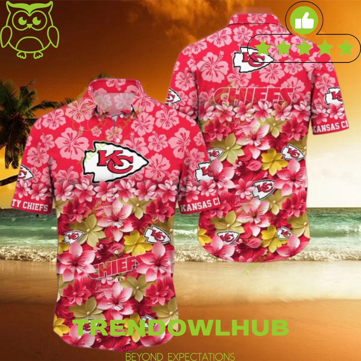 Kansas City Chiefs NFL 2024 Hawaiian Shirt Trending Summer