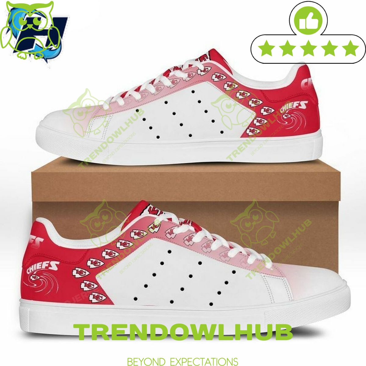 Kansas City Chiefs Nfl Shoes Stan Smith Sneakers