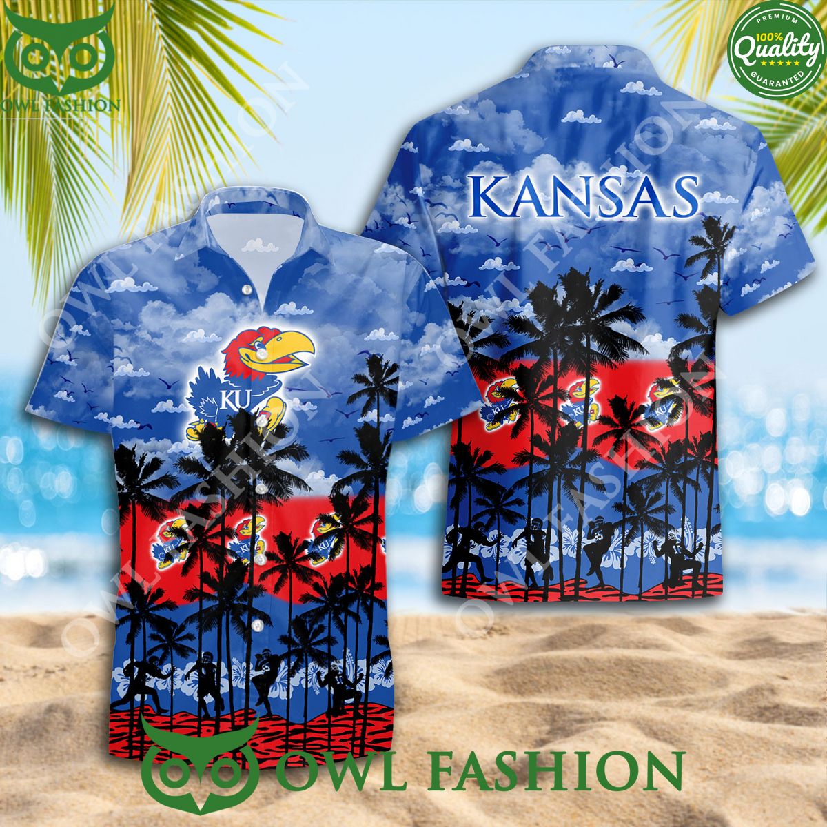 Kansas Jayhawks NCAA New Designed Trending 2024 Hawaiian Shirt