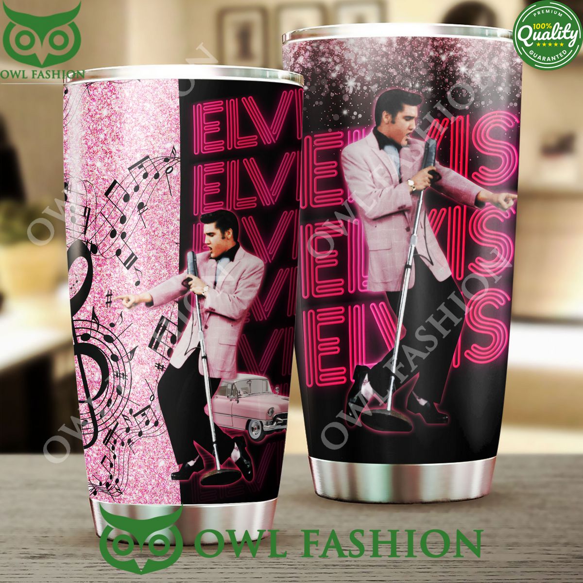 King Of Rock Legend Elvis Presley Tumbler Cup