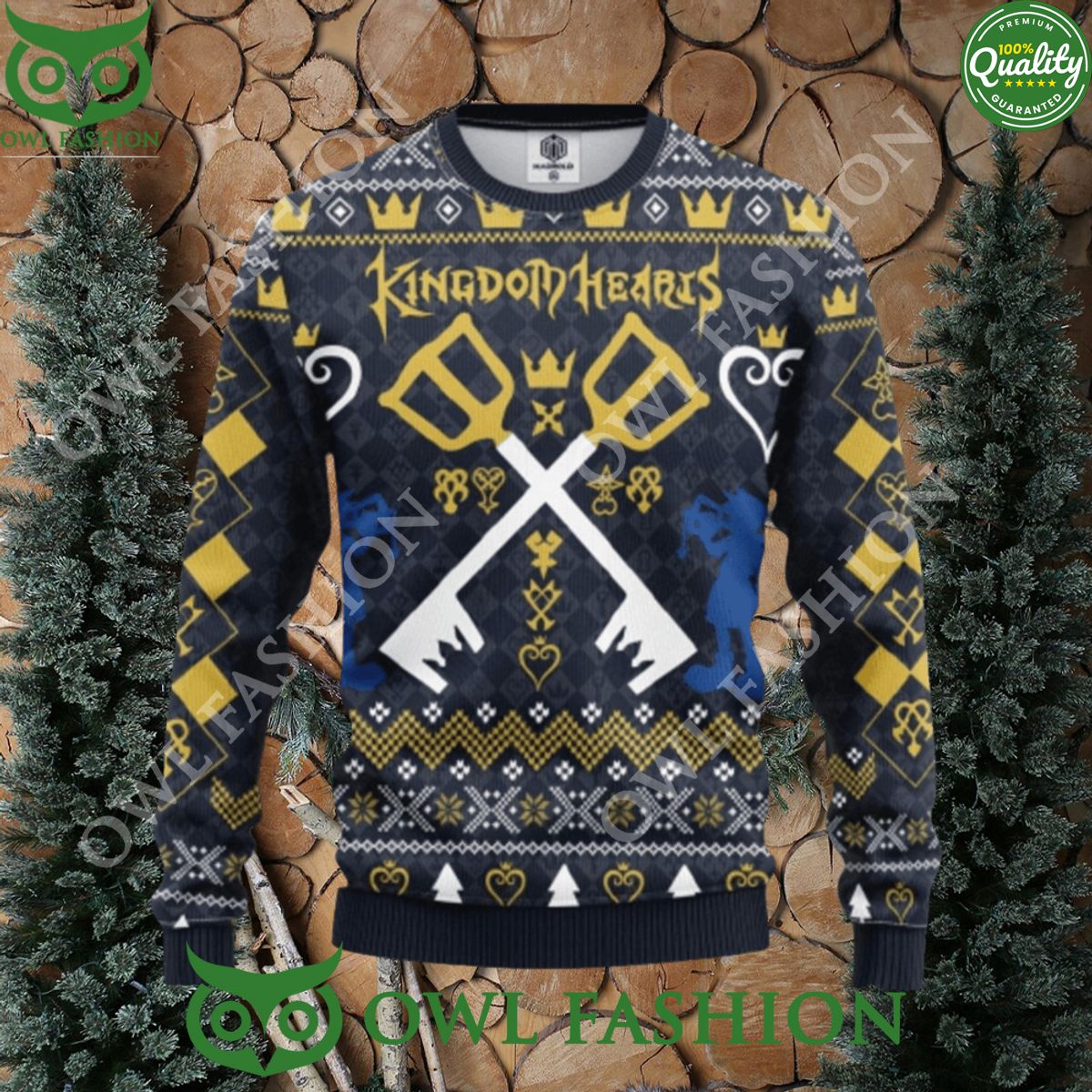Kingdom Heart Ugly Christmas Sweater 3D Gift