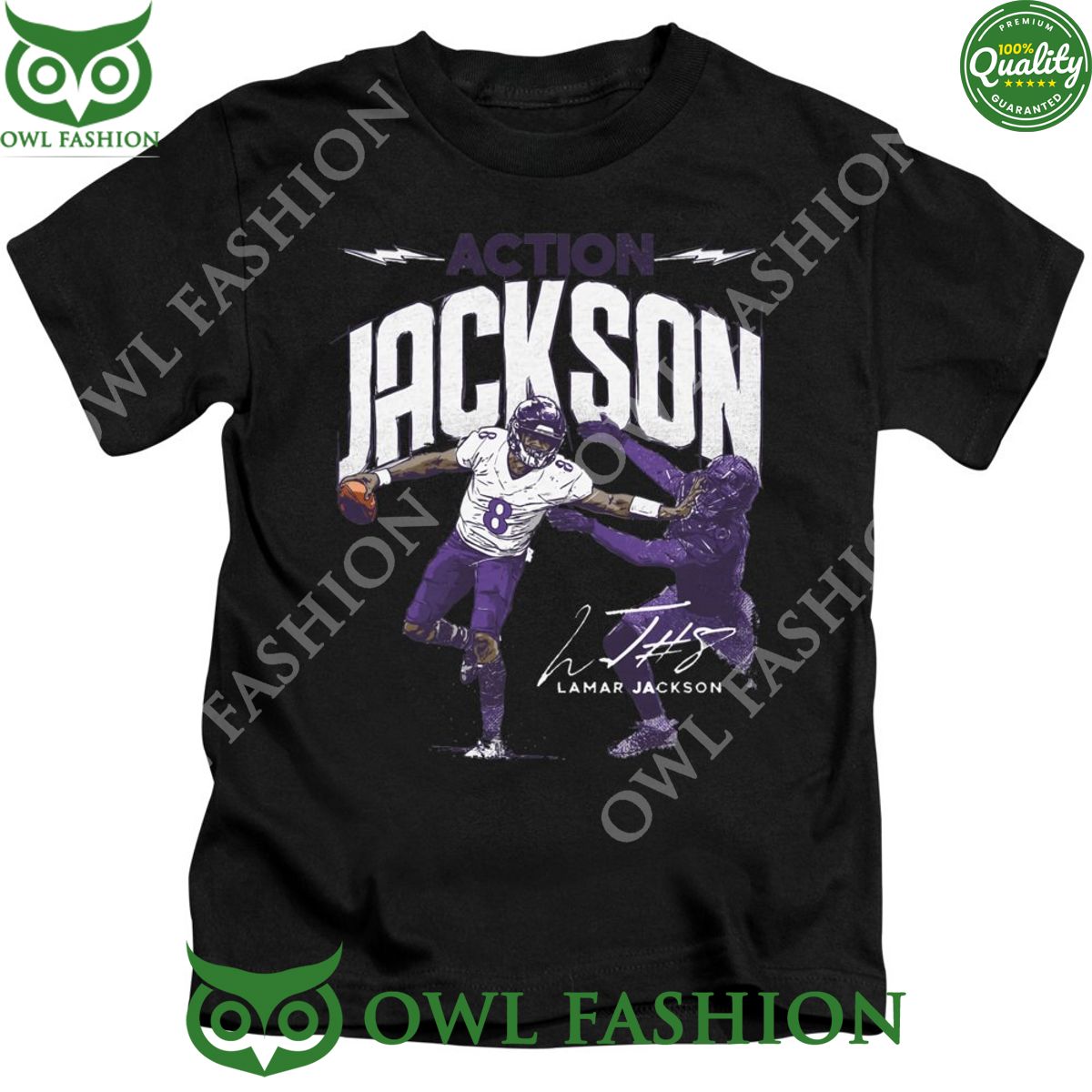 Lamar Jackson Play Action Advantage T Shirt