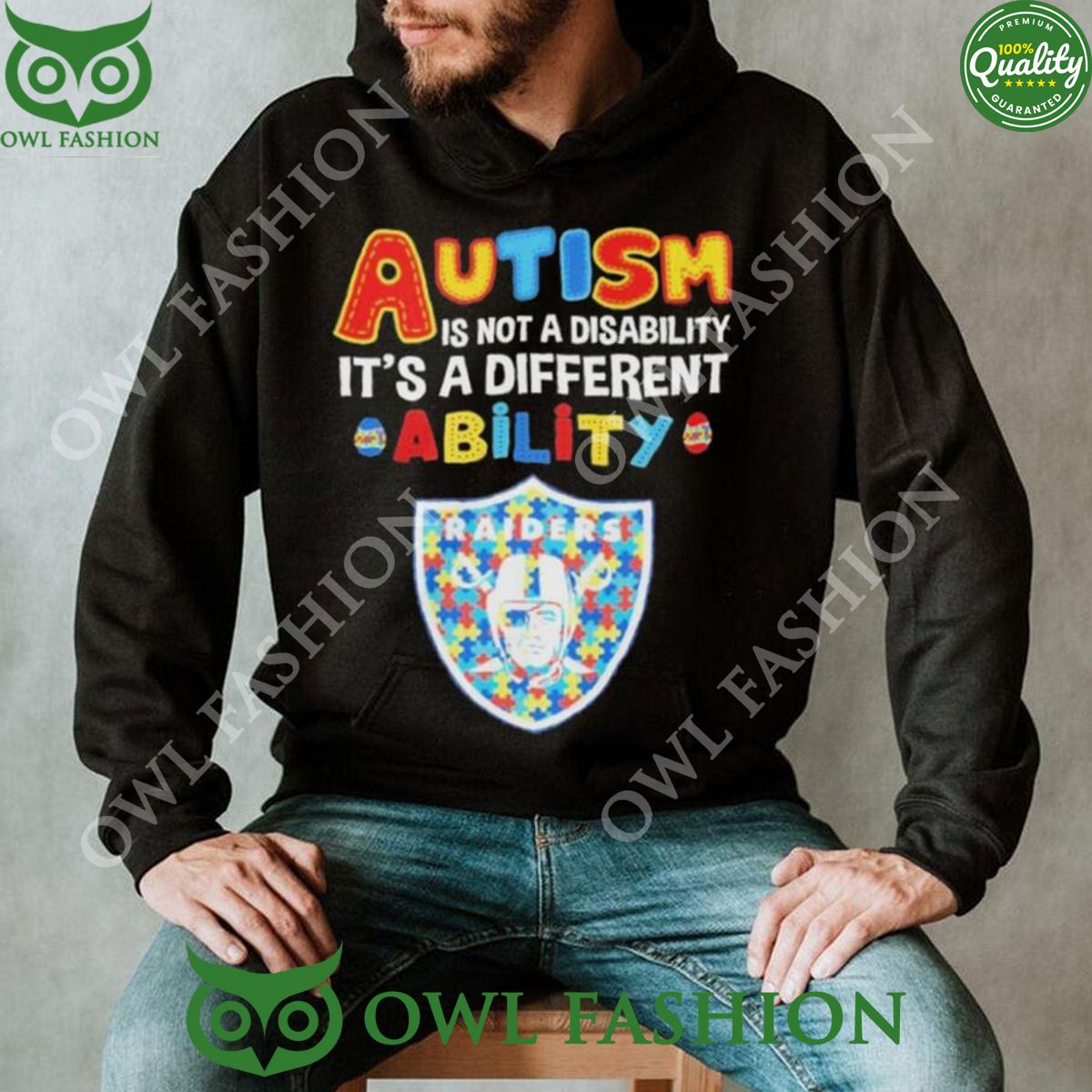 Las Vegas Raiders Autism Its a Different 2024 Shirt