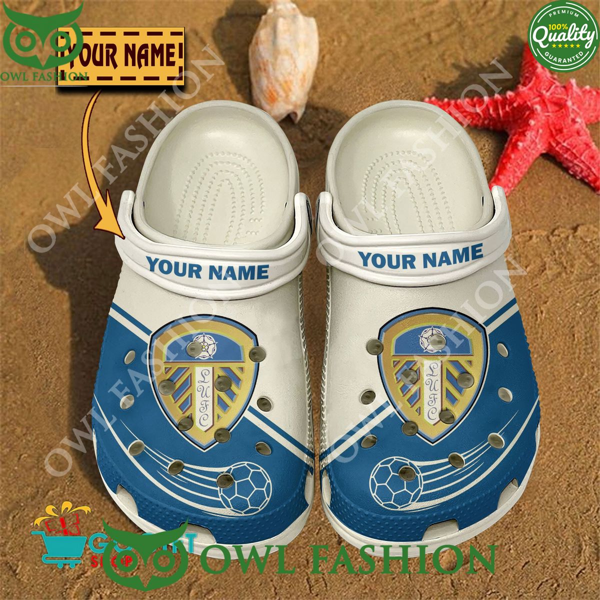 Leeds United F.C Football Champion Premium Crocs