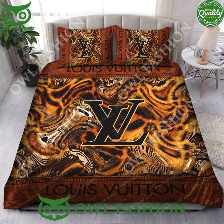 Leopard Louis Vuitton Luxury Bedding Sets