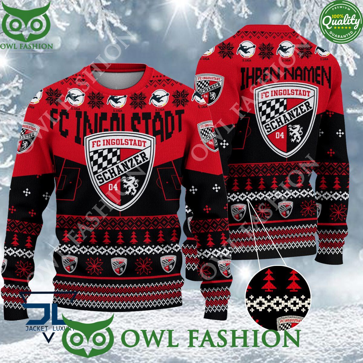 Limited 2023 FC Ingolstadt For Fans Ugly Sweater Jumper