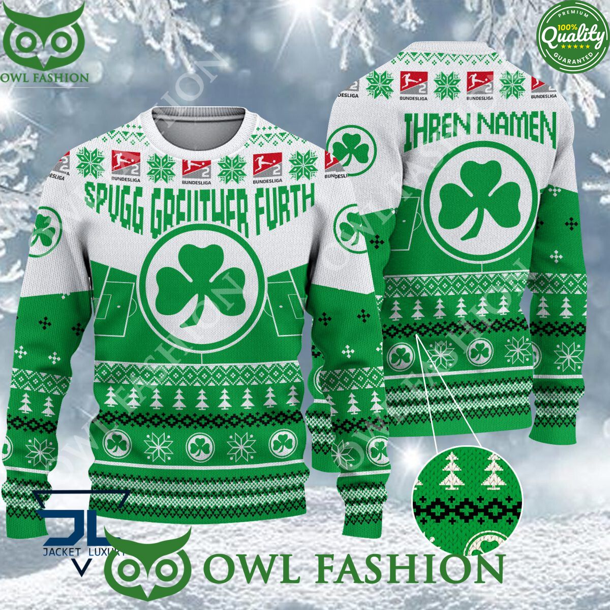 Limited 2023 SpVgg Greuther Furth For Fans Ugly Sweater Jumper