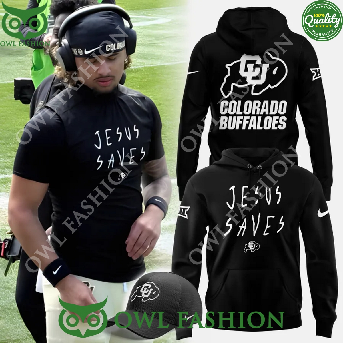 Limited Colorado Football x Jesus Saves hoodie