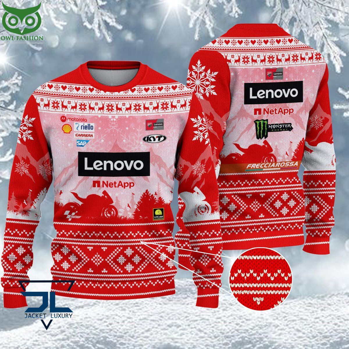 Limited Ducati Lenovo Team Ugly Sweater