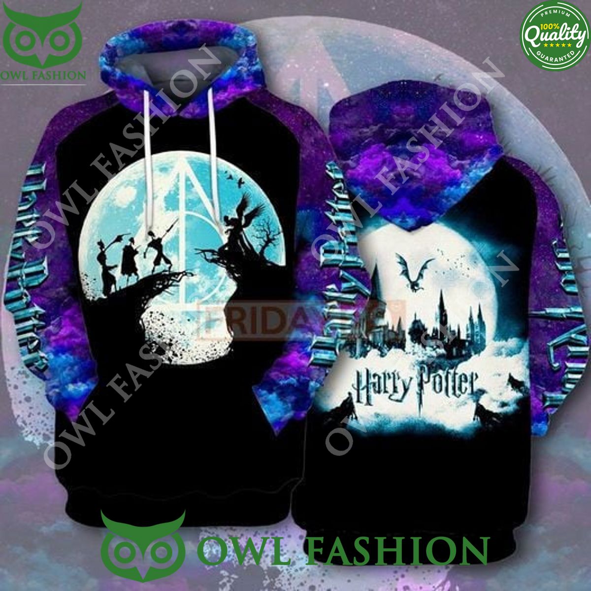 Limited Edition Harry Potter Halloween Vibe 3D Hoodie