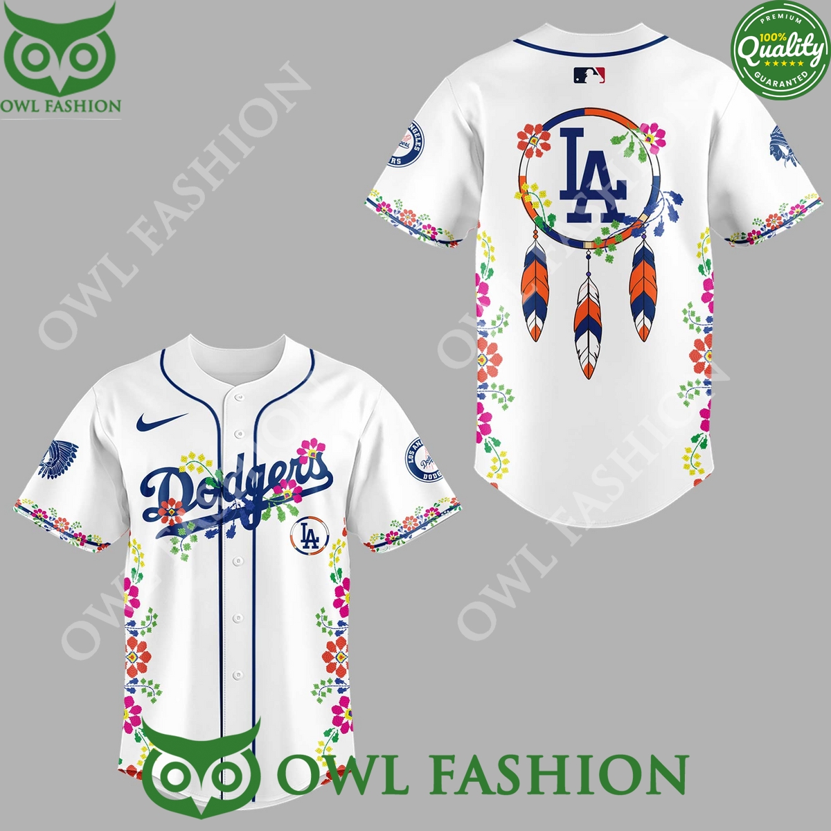 Limited Edition LA Dodgers x Native American Heritage Night 2025 Jersey