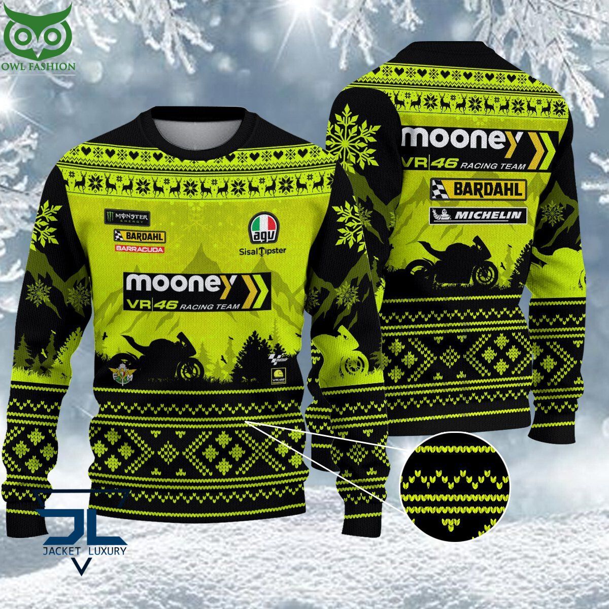 Limited Mooney VR46 Racing Team Ugly Sweater