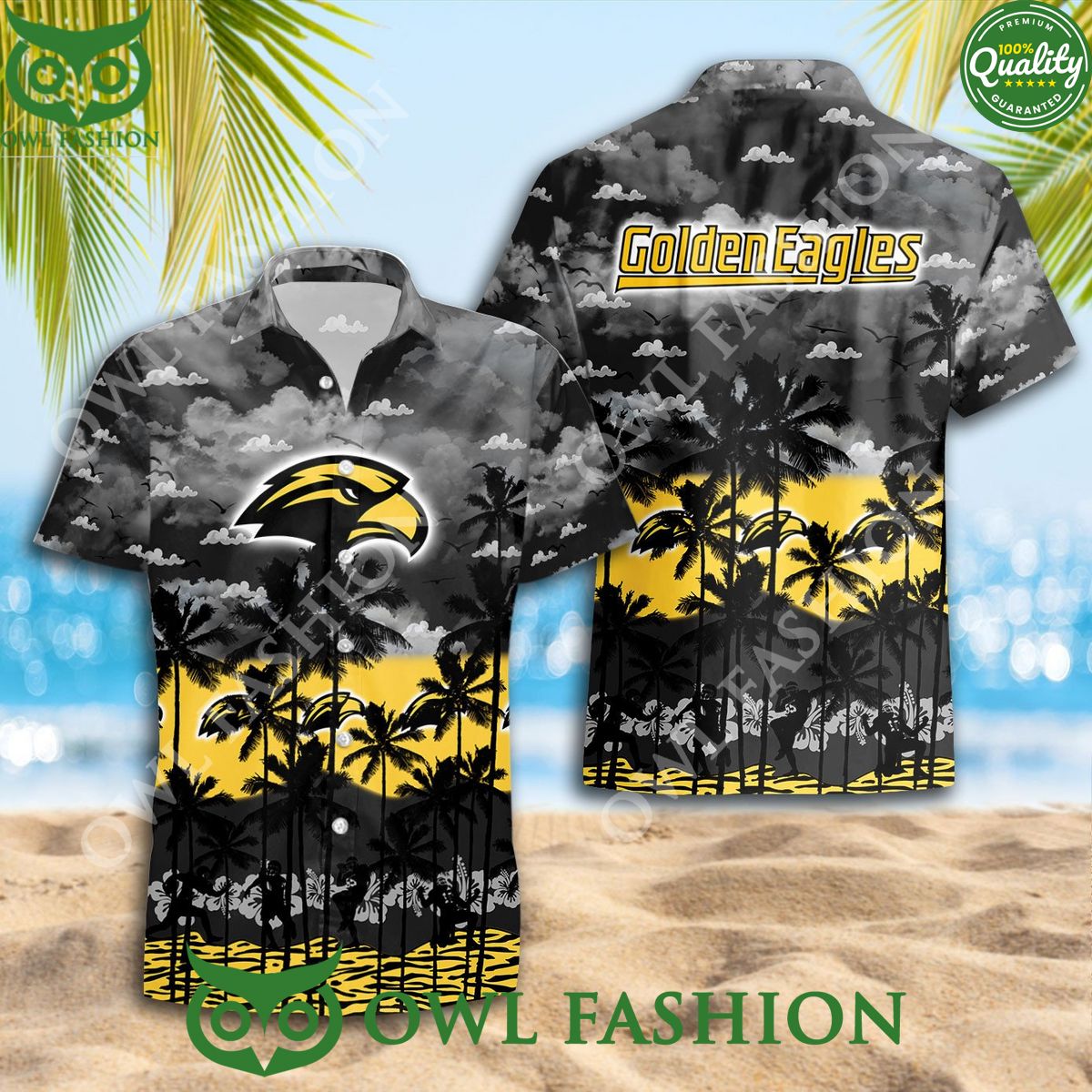 Limited version Southern Miss Golden Eagles Hawaiian Shirt Trending Summer