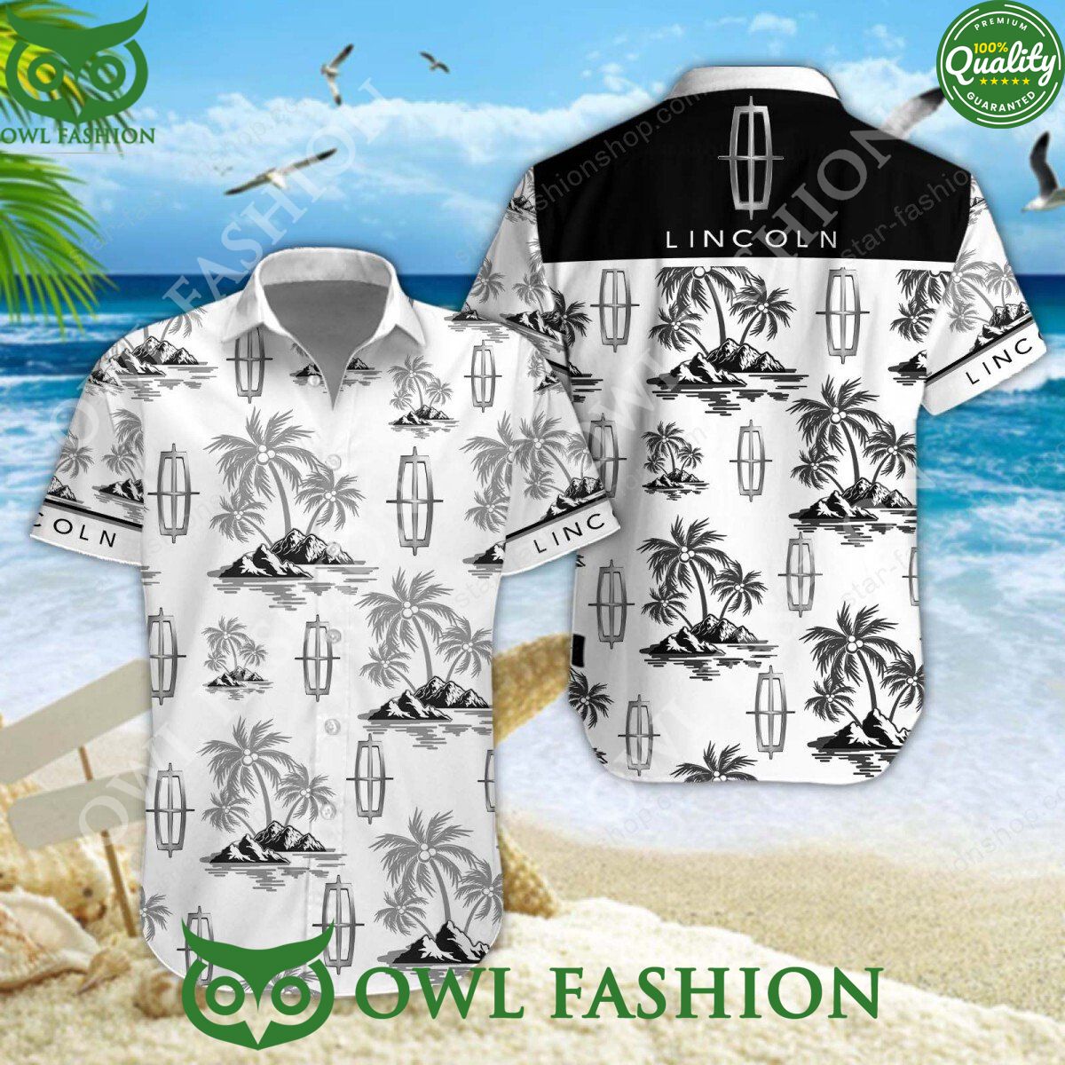 Lincoln American automobile luxury vehicle division Hawaiian Shirt and Short