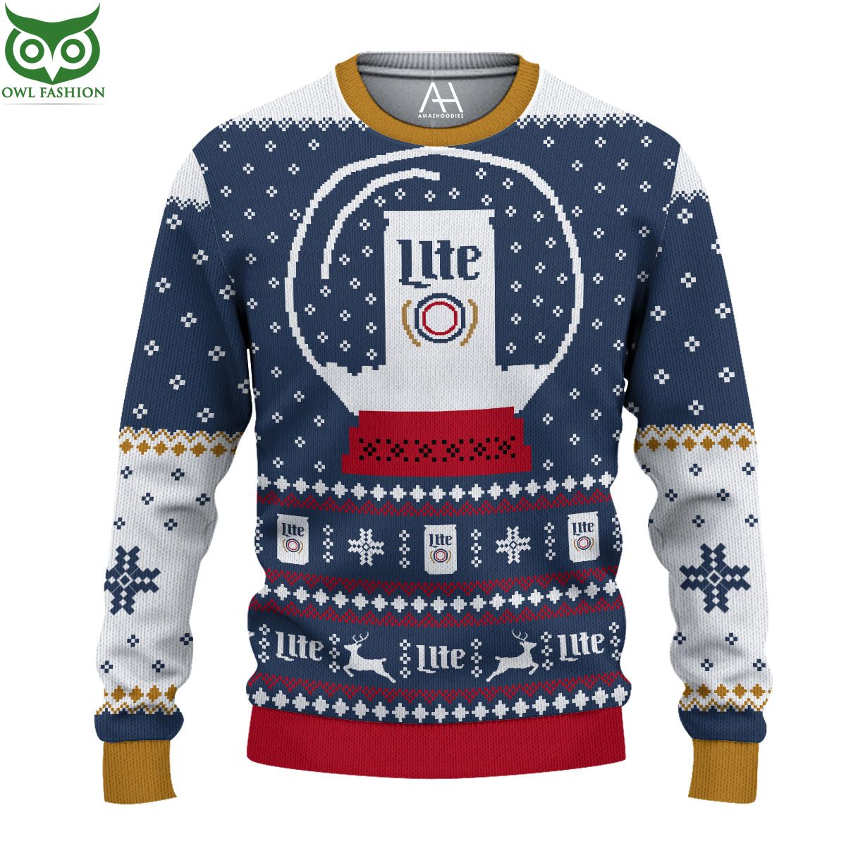 Lite Beer Brand Ugly Sweater Jumpers For Men