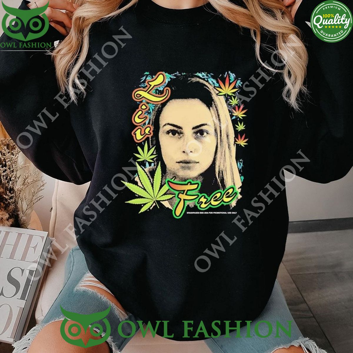 Liv Morgan Liv Free 2024 Cannabis Shirt Hoodie