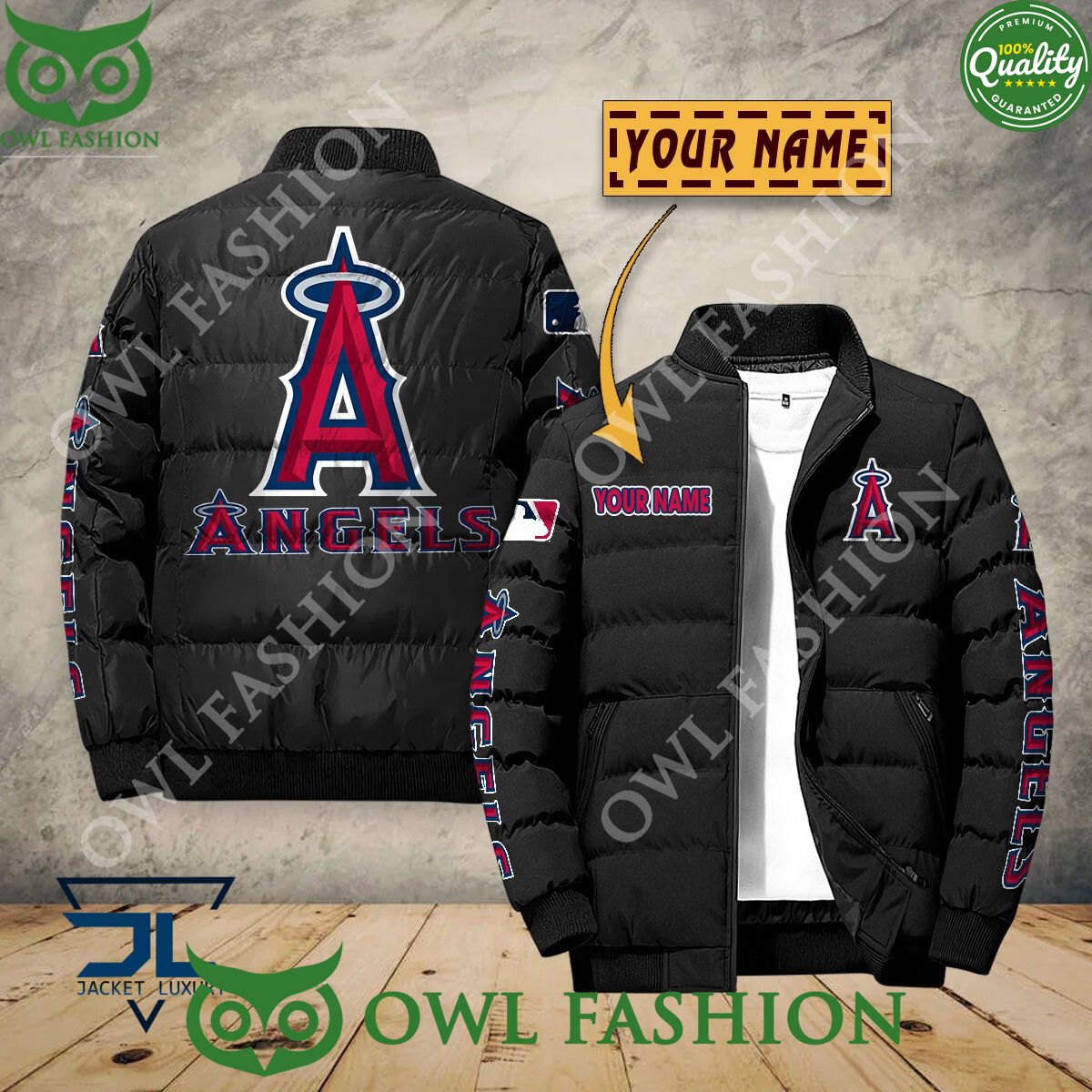 Los Angeles Angels Custom Name MLB Baseball Jacket Sport