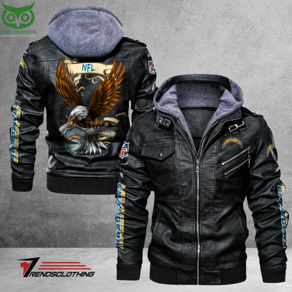 Los Angeles Chargers Trending 2D Leather Jacket