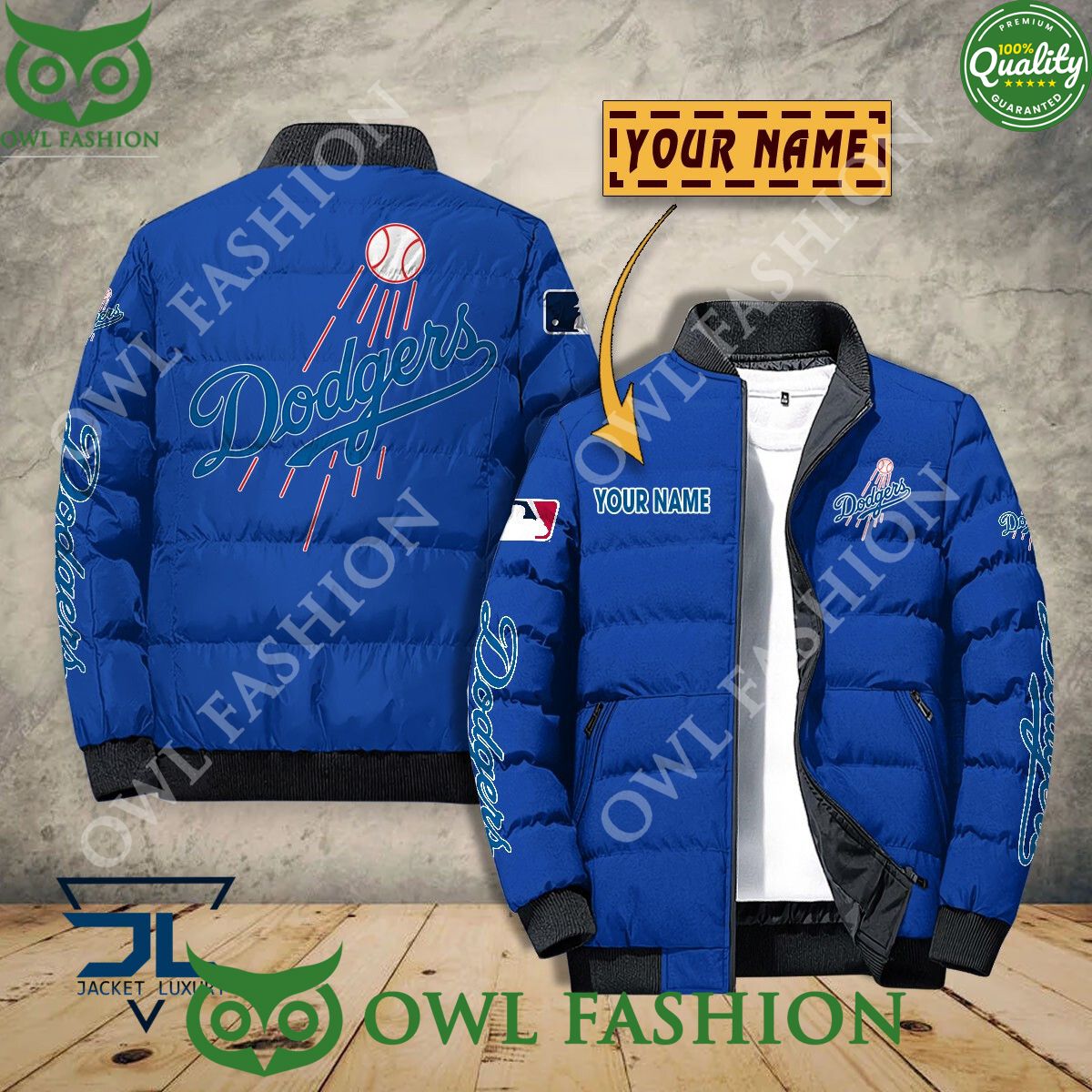Los Angeles Dodgers Custom Name MLB Baseball Jacket Sport