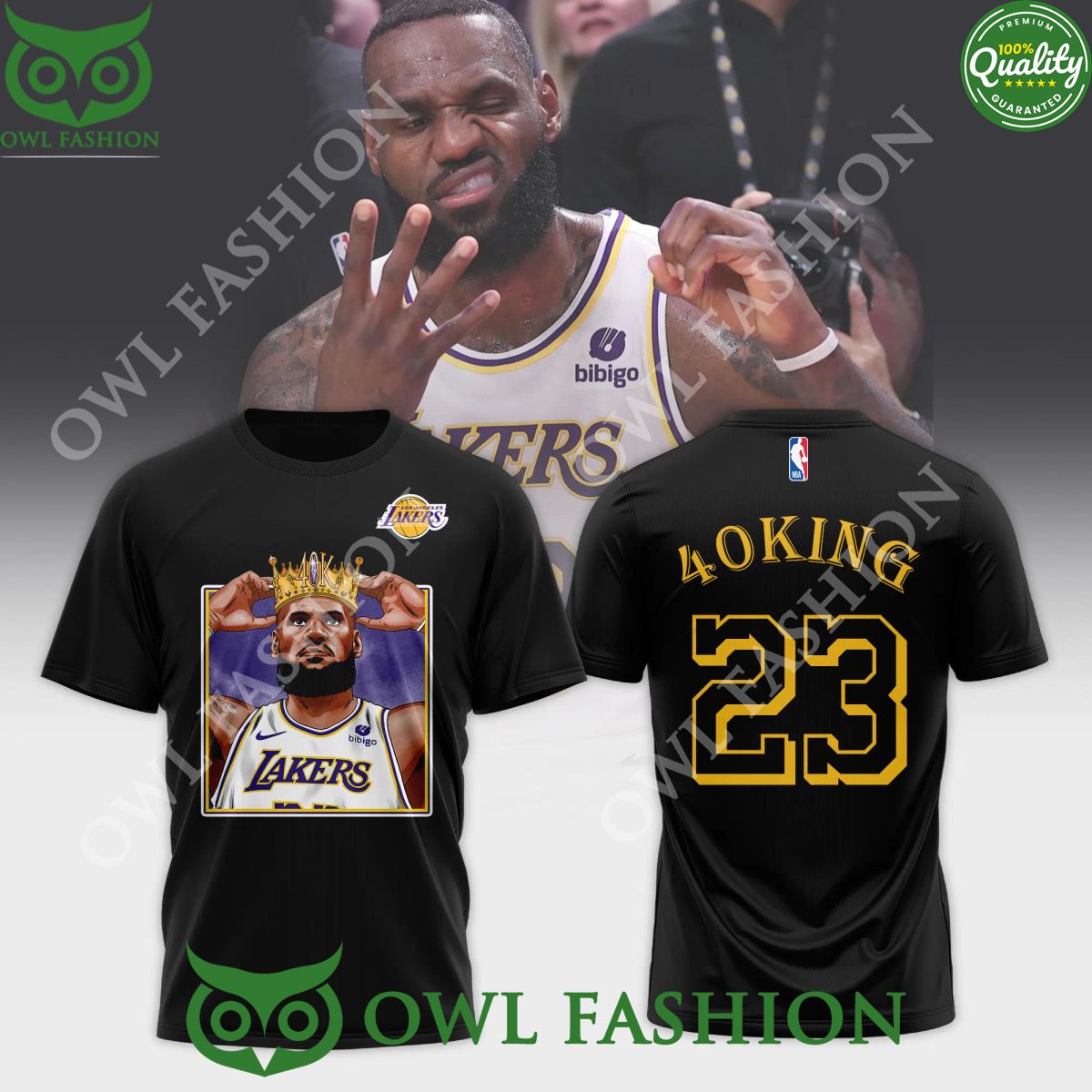 Los Angeles Lakers Lebron James 40K points Number 23 t shirt