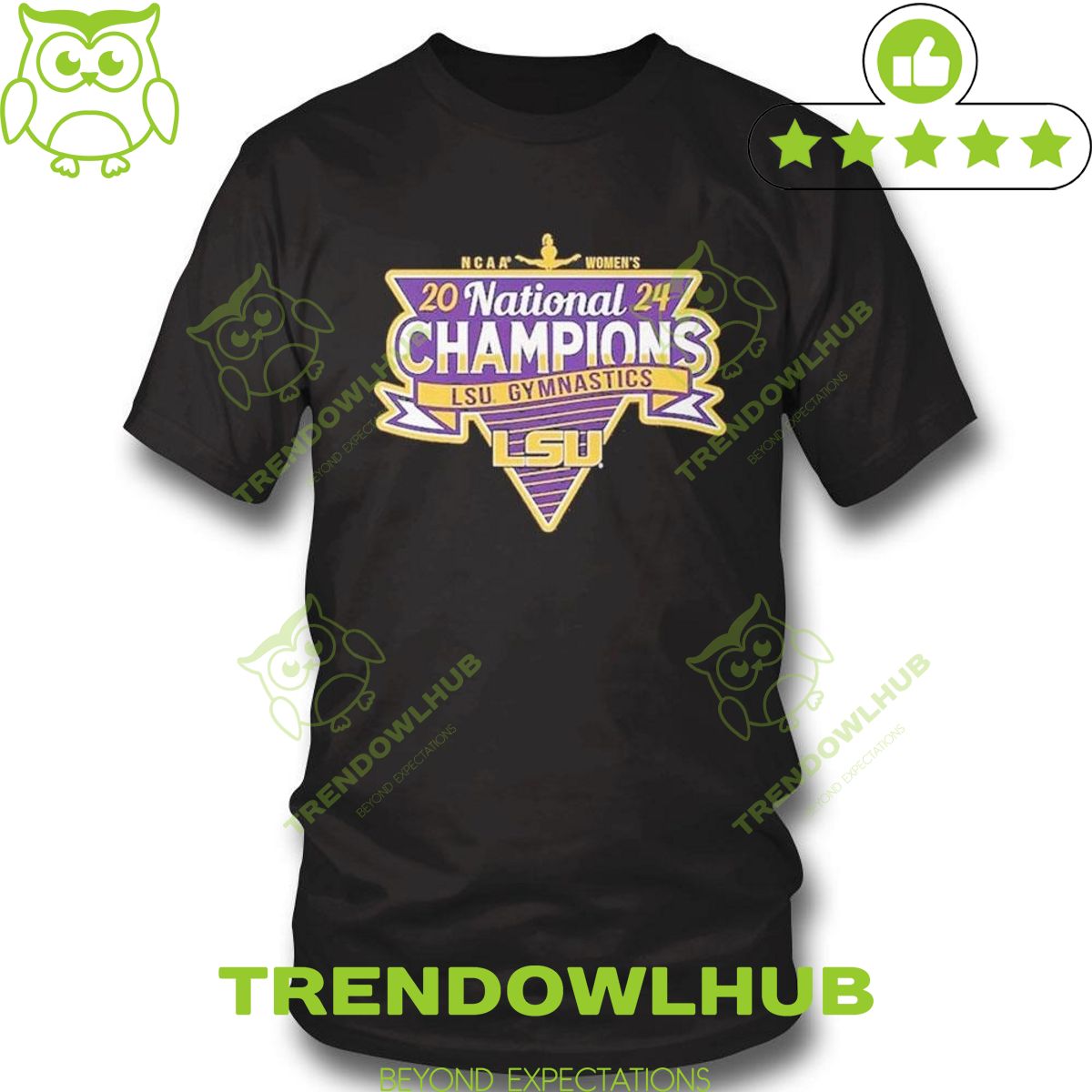 Lsu Tigers 2024 Ncaa Women's Gymnastics National Champions Shirt