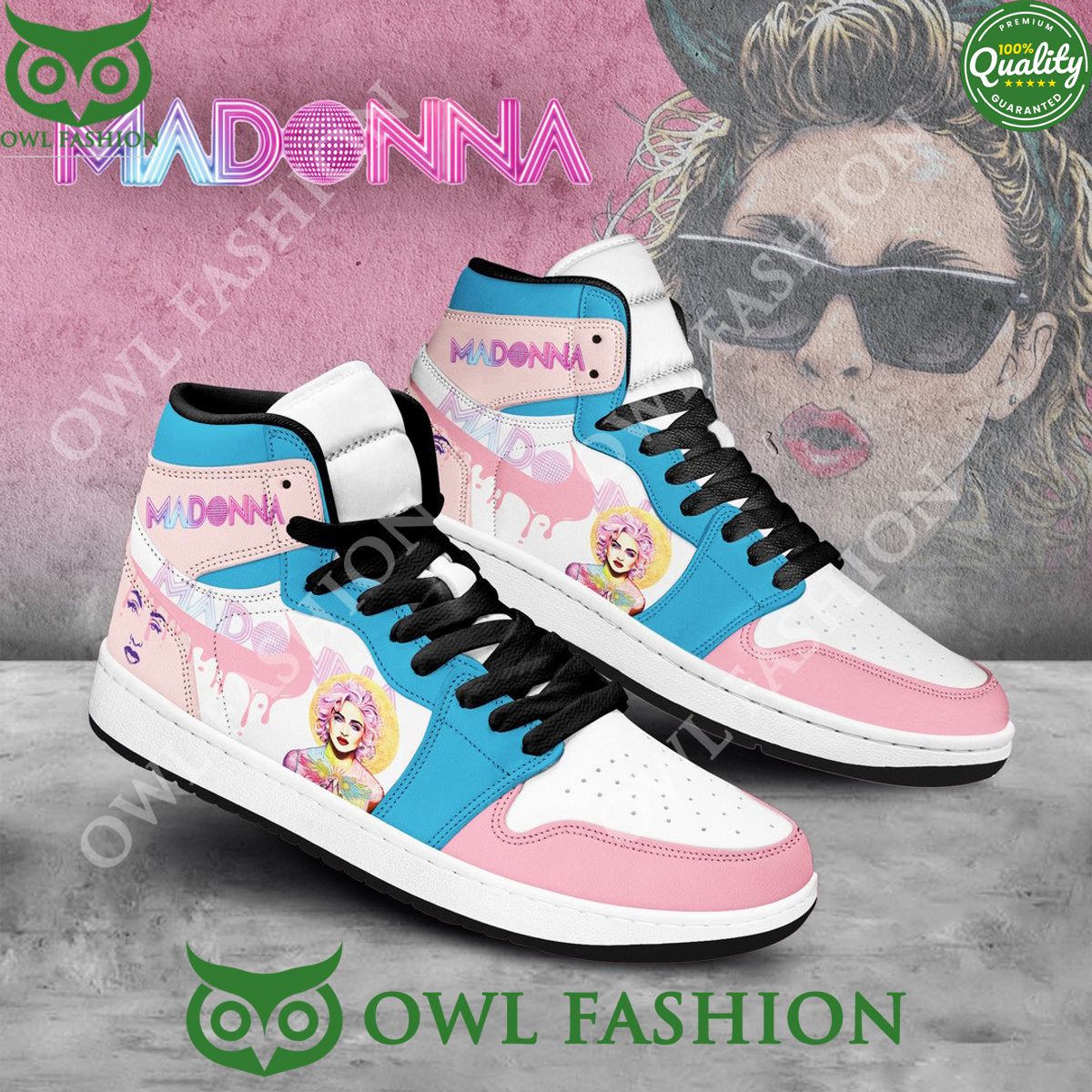Madonna Queen of Pop singer Air Jordan Sneaker