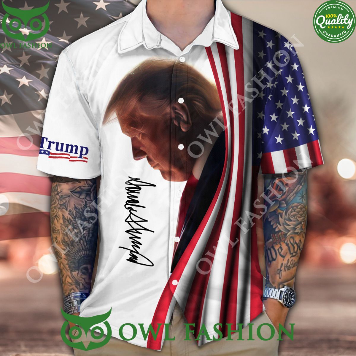 Make America Great Again Trump Signature Hawaiian Shirt Limited