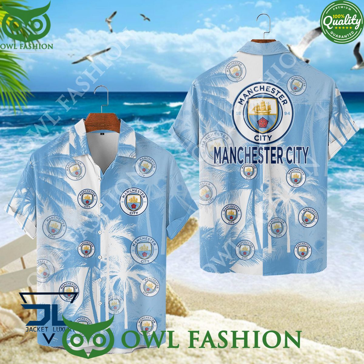 Manchester City F.C Premier League summer Hawaiian Shirt