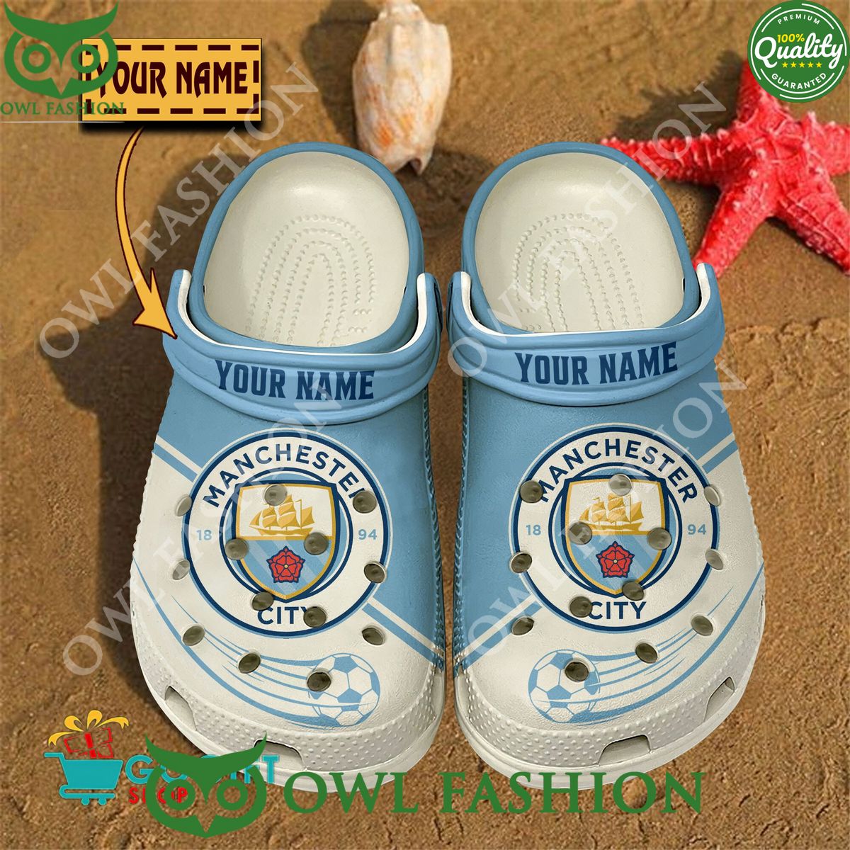 Manchester City F.C The Citizens EPL Custom Crocs