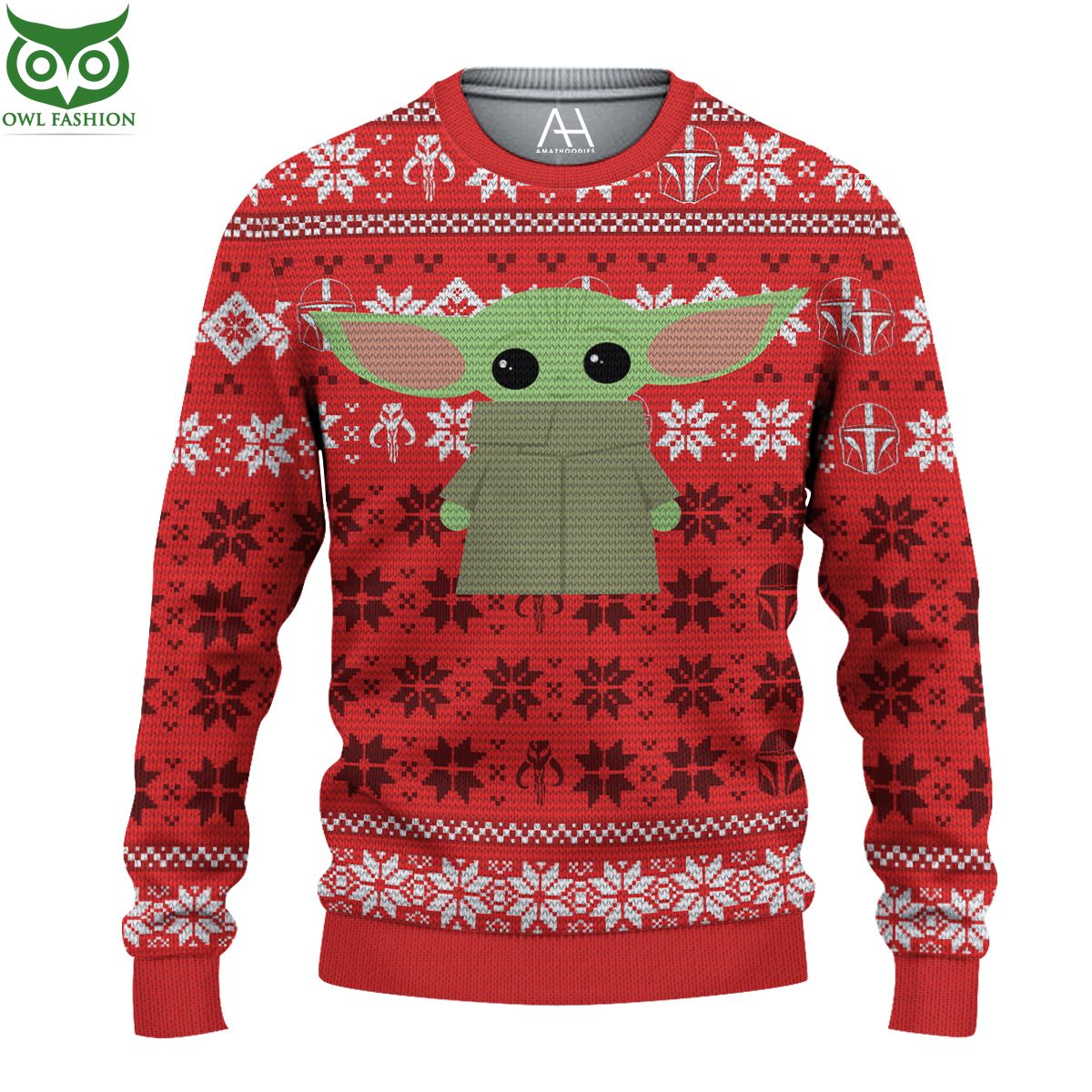 Mandalorian Ugly Sweaters 3D AOP Ugly Sweater Jumper