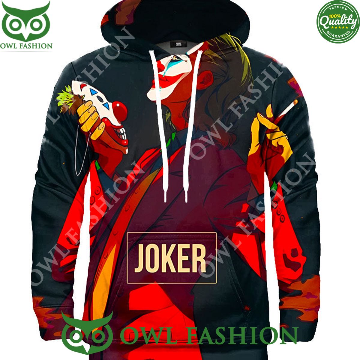 Mask of Joker they made me hoodie