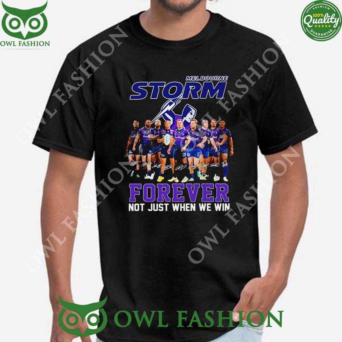 Melbourne Storm Forever Not Just When We Win Signature 2024 TShirt