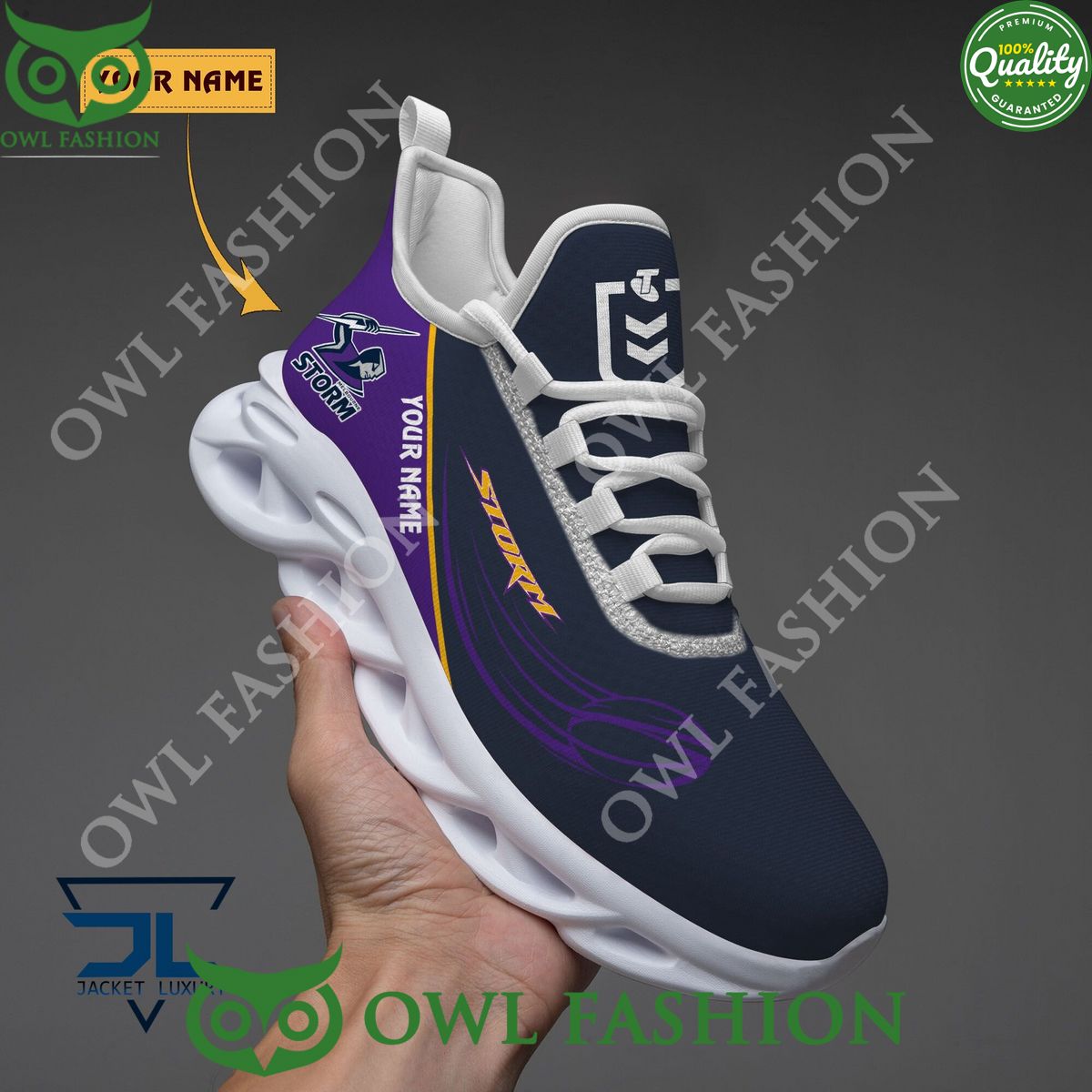 Melbourne Storm NRL Rugby Personalized Limited Max Soul