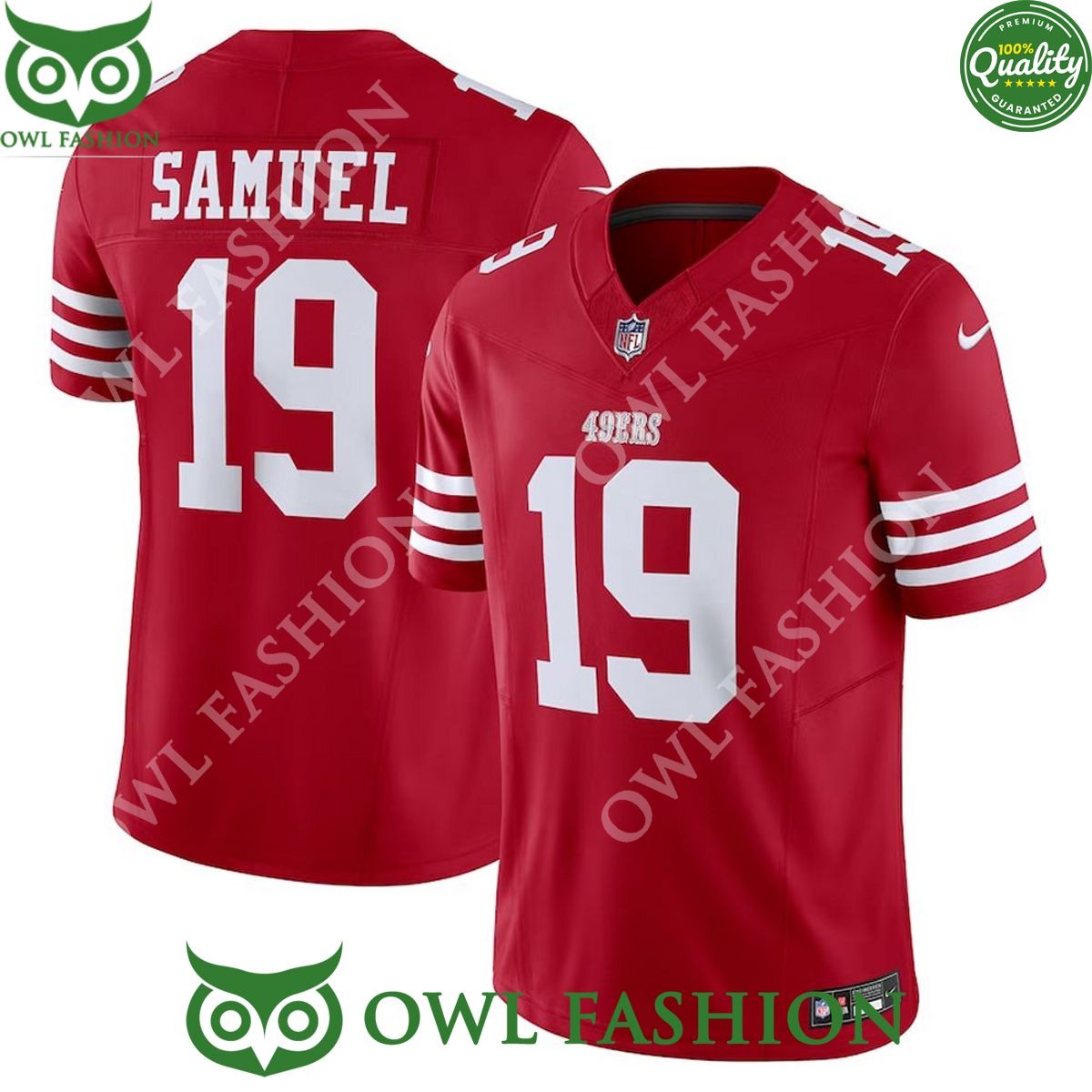 Mens San Francisco 49ers Deebo Samuel Jerseys Vapor F.U.S.E. Limited Scarlet