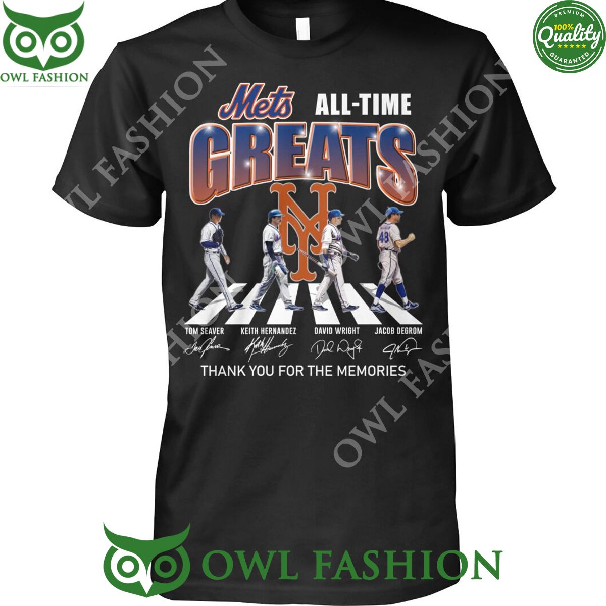 Mets All time Greats NY Thank you for the memories four players Baseball t shirt