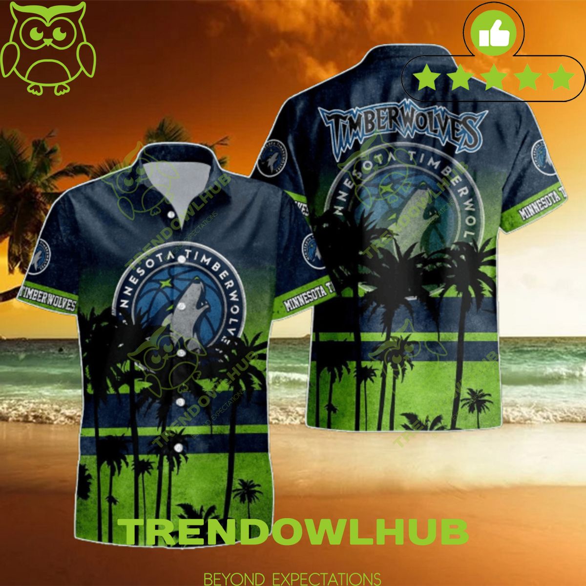 Minnesota Timberwolves MLB Basketball Champion Hawaiian Shirt