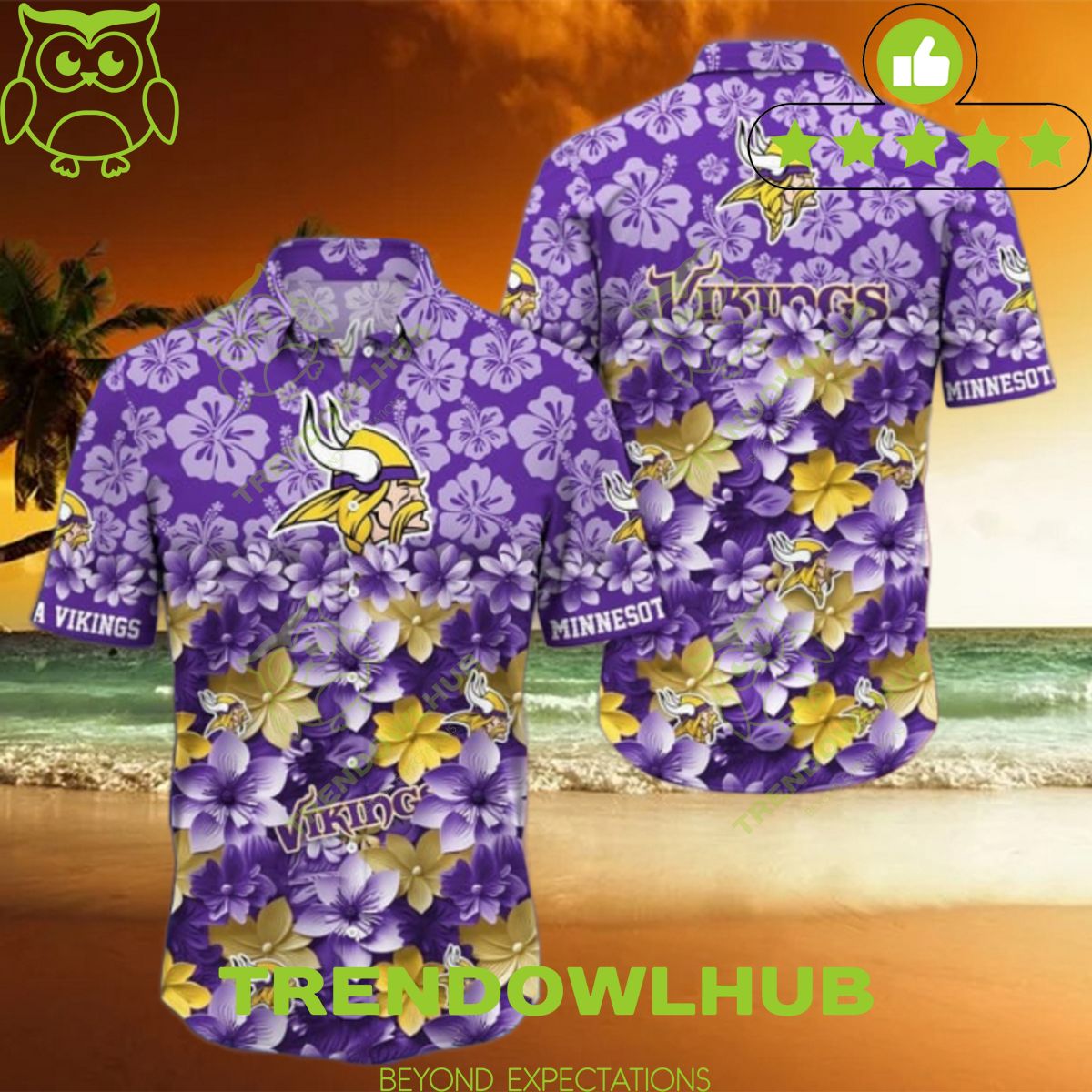 Minnesota Vikings NFL Football Hawaiian Shirt Trending Summer